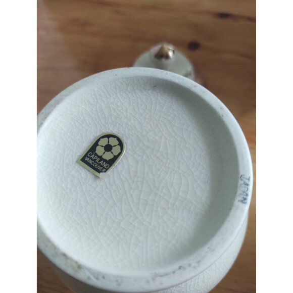 Vintage Japanese Ceramic Peacock Ginger Jar by Satsuma 6" - Picture 12 of 16